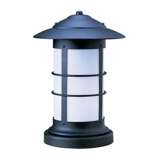 9″ Newport Long Body Column Mount - NC-9LWO-BK - Satin Black by Arroyo Craftsman