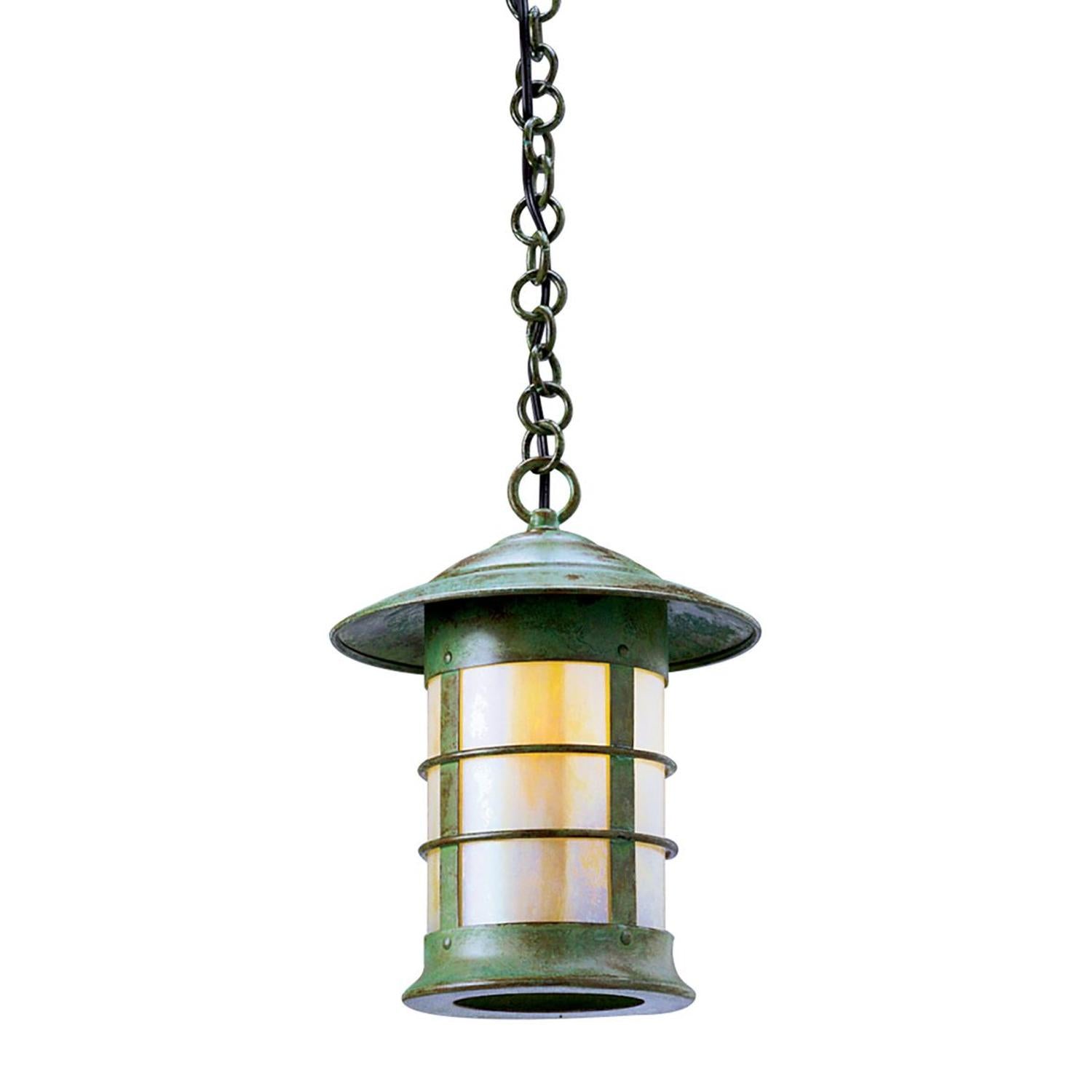 9″ Newport Pendant - NH-9GW-VP - Verdigris Patina by Arroyo Craftsman