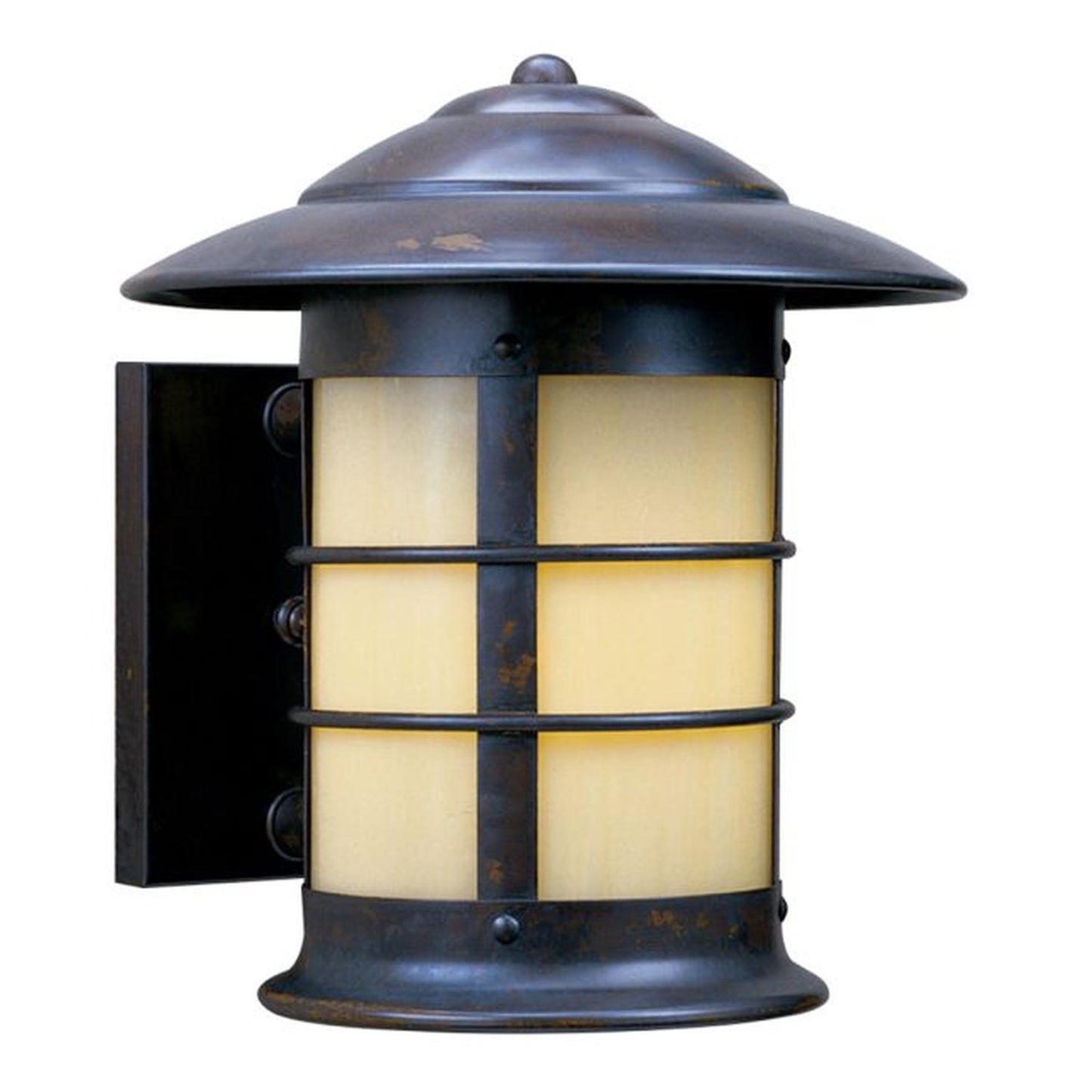 9″ Newport Sconce - NS-9TN-BZ - Bronze by Arroyo Craftsman