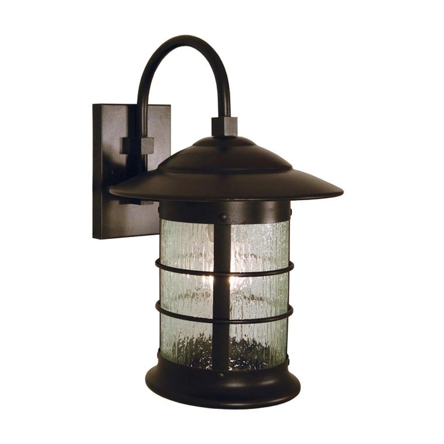 9″ Newport Wall Mount - NB-9RM-BZ - Bronze by Arroyo Craftsman