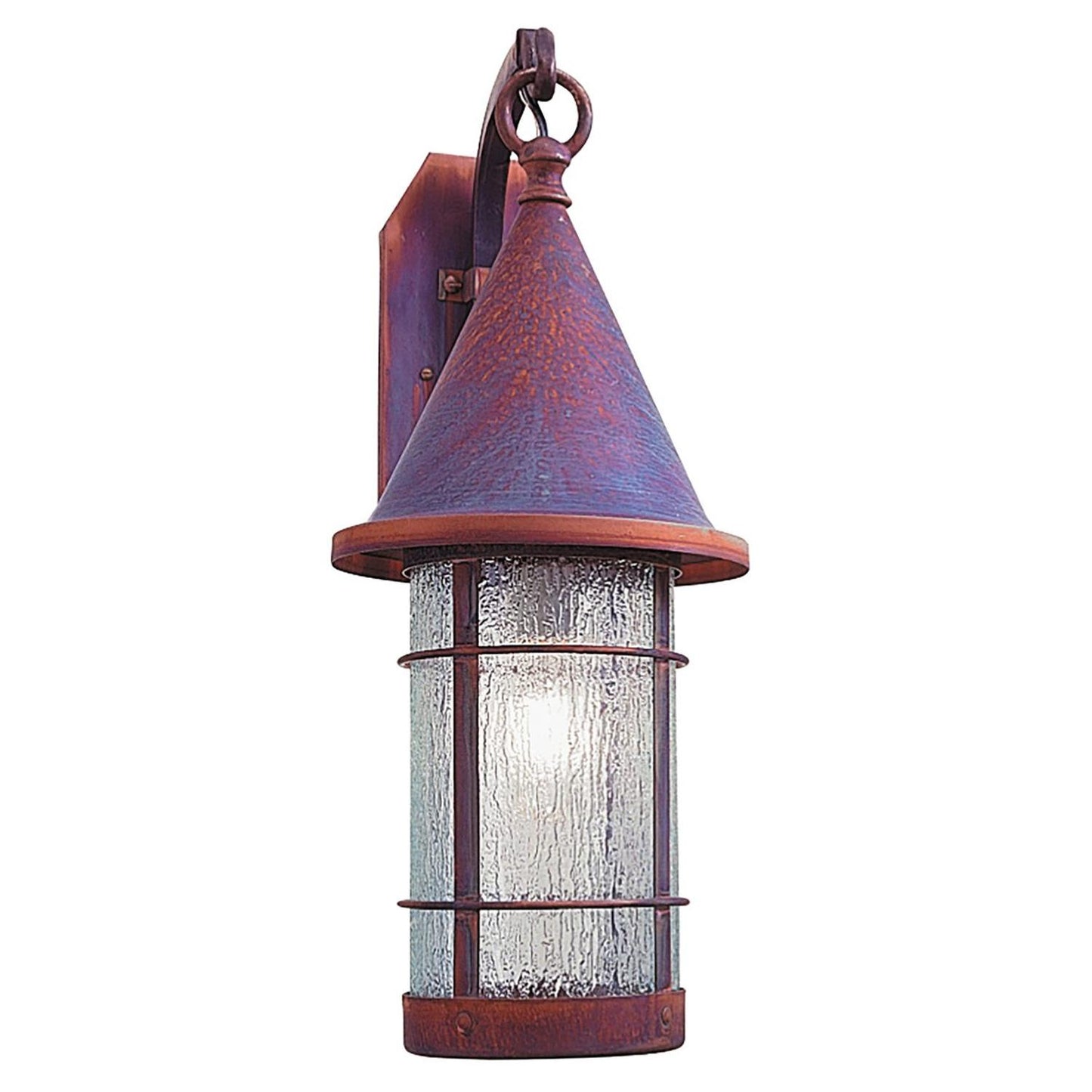 9″ Valencia Wall Mount - VB-9RM-RC - Raw Copper by Arroyo Craftsman