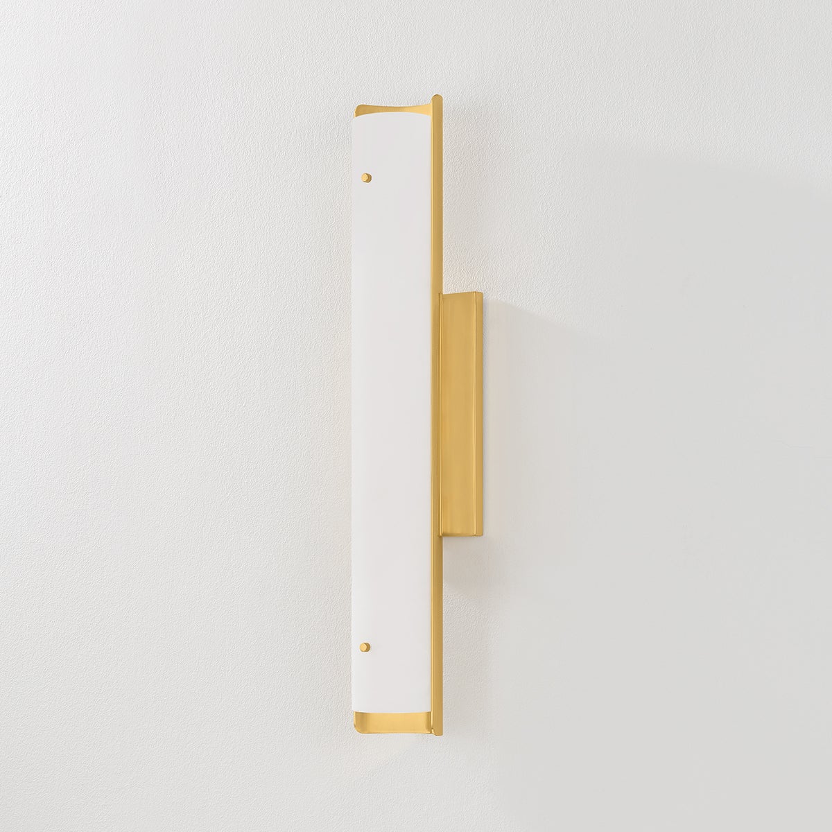 Lucio Large Sconce 22.25"H Aged Brass Wall Light with Dimmable Alabaster Shade by Hudson Valley