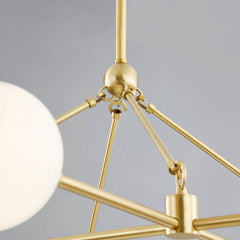 Andrews 8-Light Chandelier - 46"L x 46"W x 18.25"H