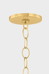 April Large Wicker Pendant Light by Mitzi - Natural Woven Design, Dimmable, 20.75" H x 28" W