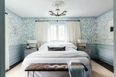 Ace Chandelier by Troy Lighting F5303-TBZ/BBA, Dimmable, Versatile Design, Opal Glass Shade
