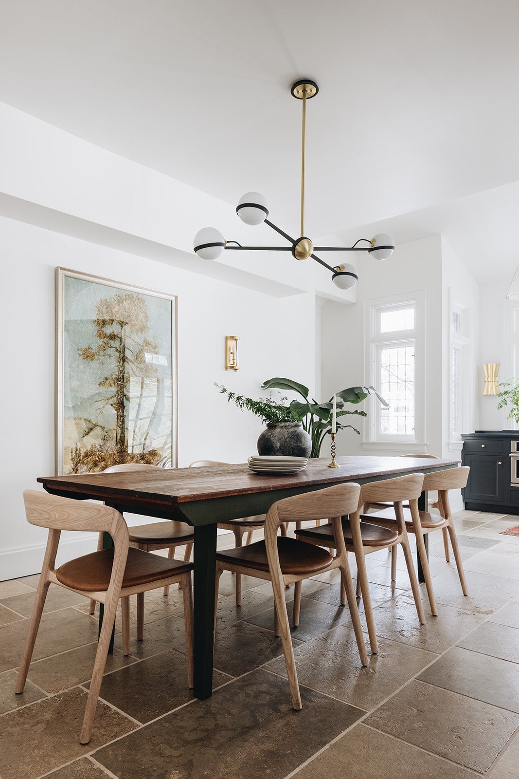 Ace Linear Chandelier by Troy Lighting, 4 Light Dimmable Design, Modern Minimalist Style, Adjustable Height