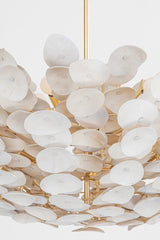 Aimi Large Chandelier 12 Lights 48.5" Wide Vintage Gold Leaf Finish by Corbett Lighting