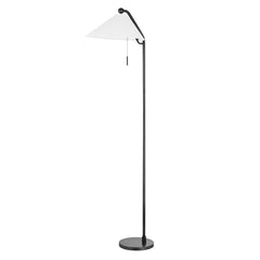 Aisa 65-Inch Floor Lamp by Mitzi - Modern Mid-Century Design with Aged Brass Finish and Dimmable Light