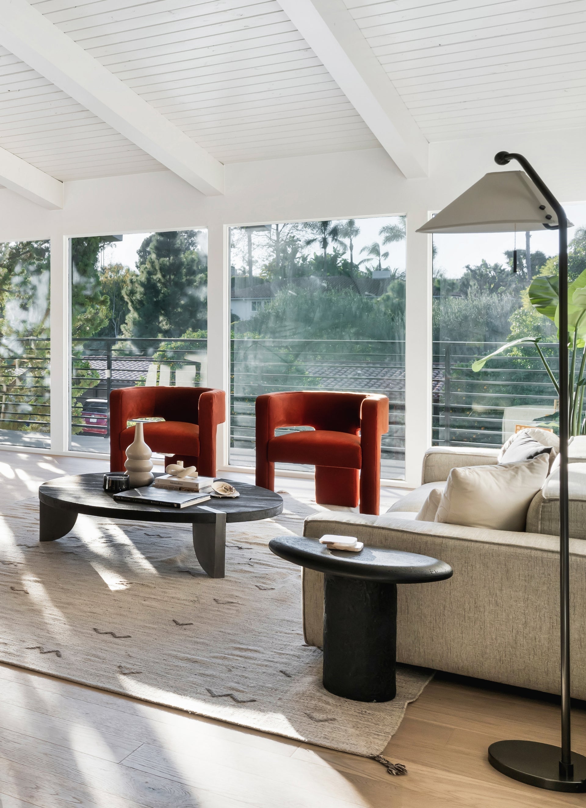 Aisa 65-Inch Floor Lamp by Mitzi - Modern Mid-Century Design with Aged Brass Finish and Dimmable Light
