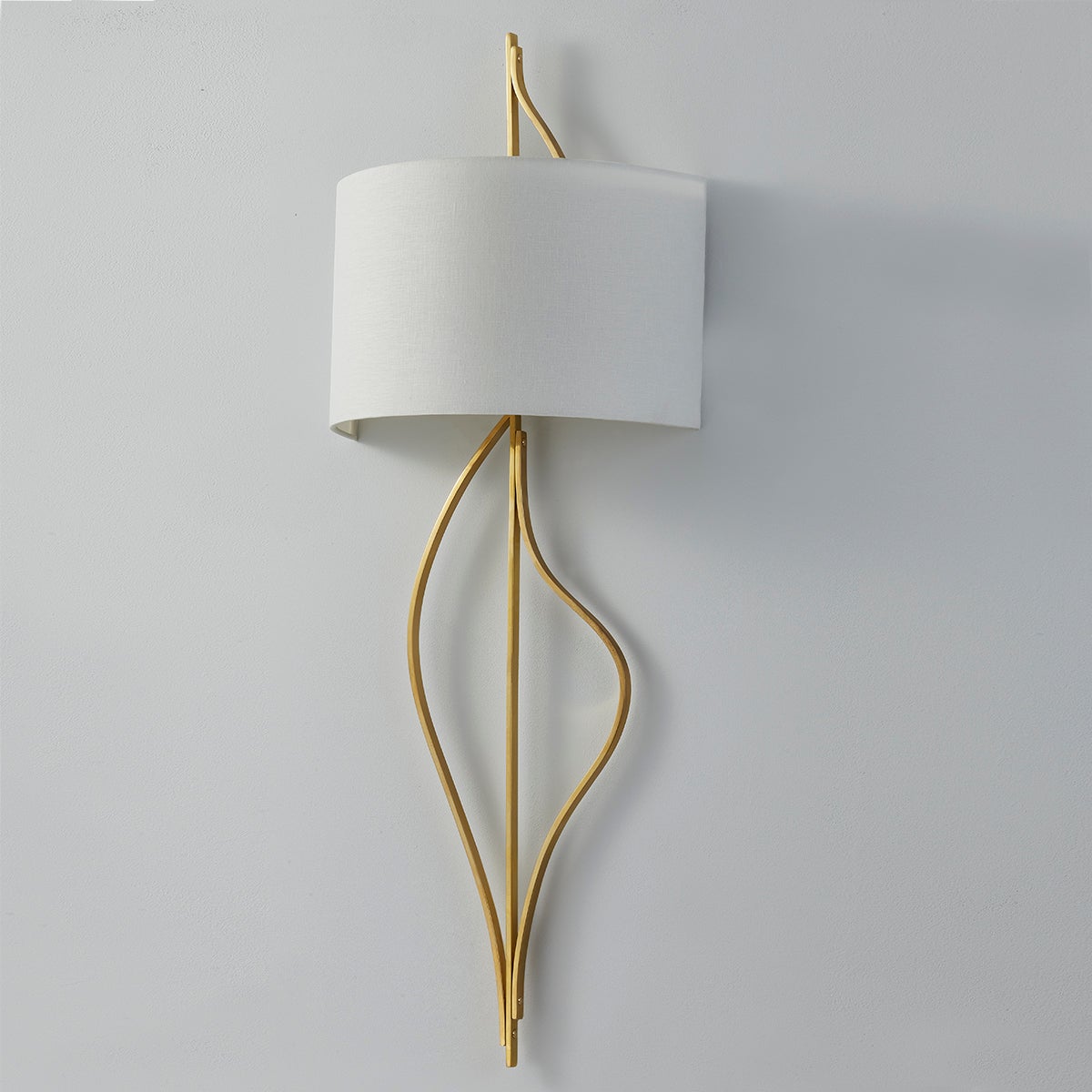 Akina Sconce 37" by Corbett Lighting, Vintage Brass Finish, Dimmable, UL Damp Rated, Elegant Design