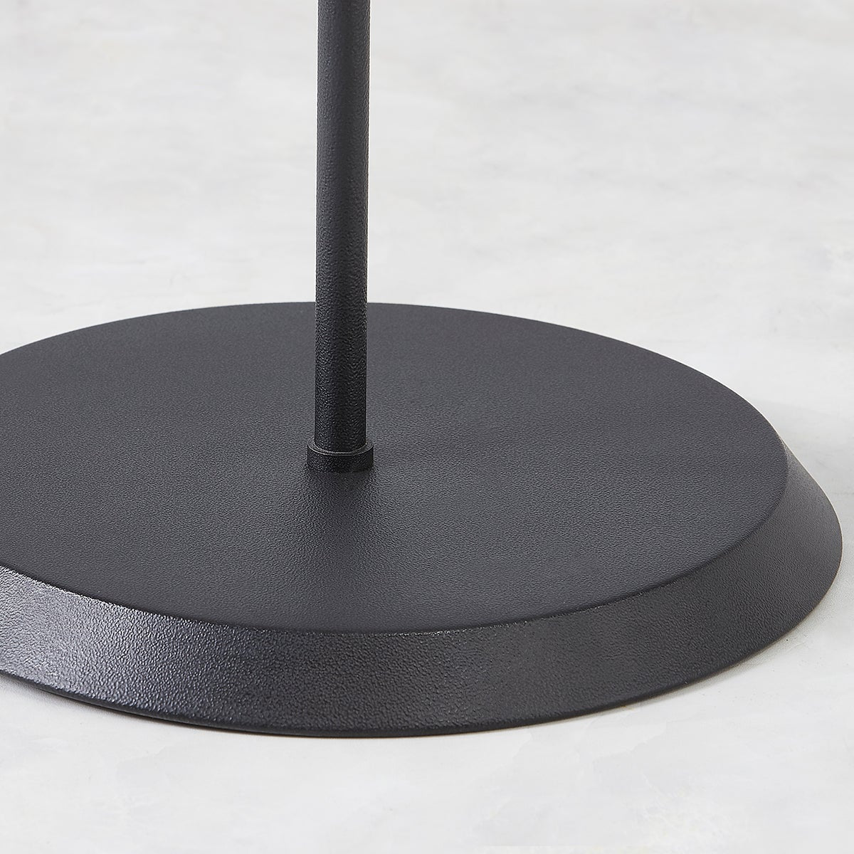 Alameda Floor Lamp by Troy Lighting - Dimmable, Off-White Linen Shade, Forged Iron Design