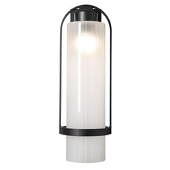Hubbardton Forge Alcove Large Outdoor Sconce, 23.2" Height, Dimmable, UL Wet Rated, Hand-Shaped Aluminum