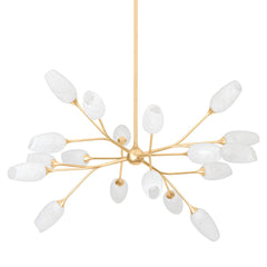 Aldean 44" Large Chandelier by Troy Lighting - Organic Design, Dimmable, UL Damp Rated