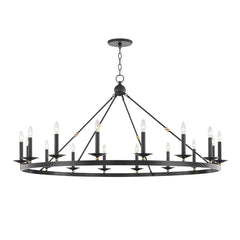 Allendale 16-Light Chandelier by Hudson Valley Lighting - Dimmable, 3 Finishes Available