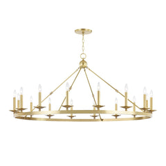 Allendale 16-Light Chandelier by Hudson Valley Lighting - Dimmable, 3 Finishes Available