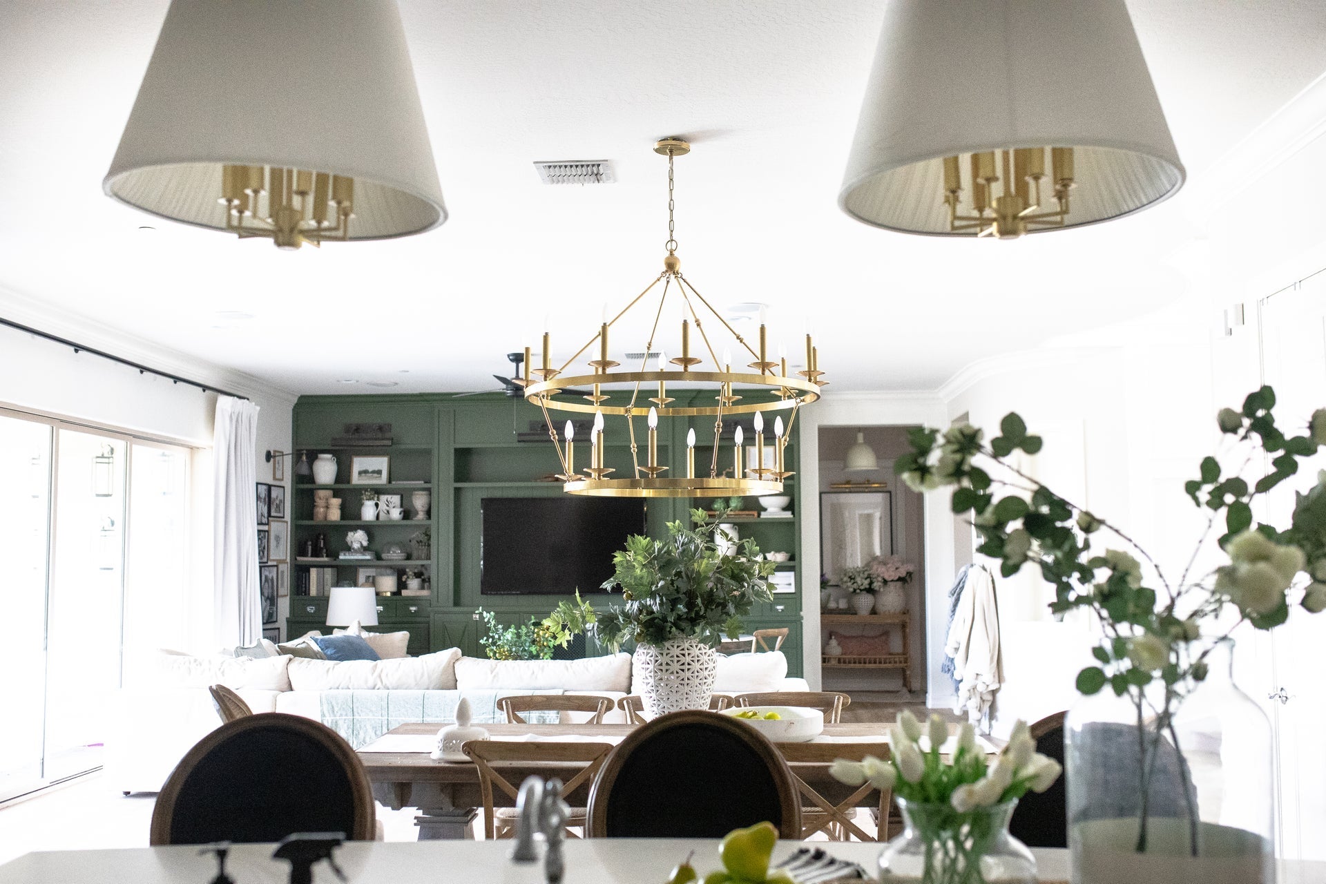 Allendale 20-Light Wagon-Wheel Chandelier by Hudson Valley Lighting - Aged Brass, Old Bronze, Nickel
