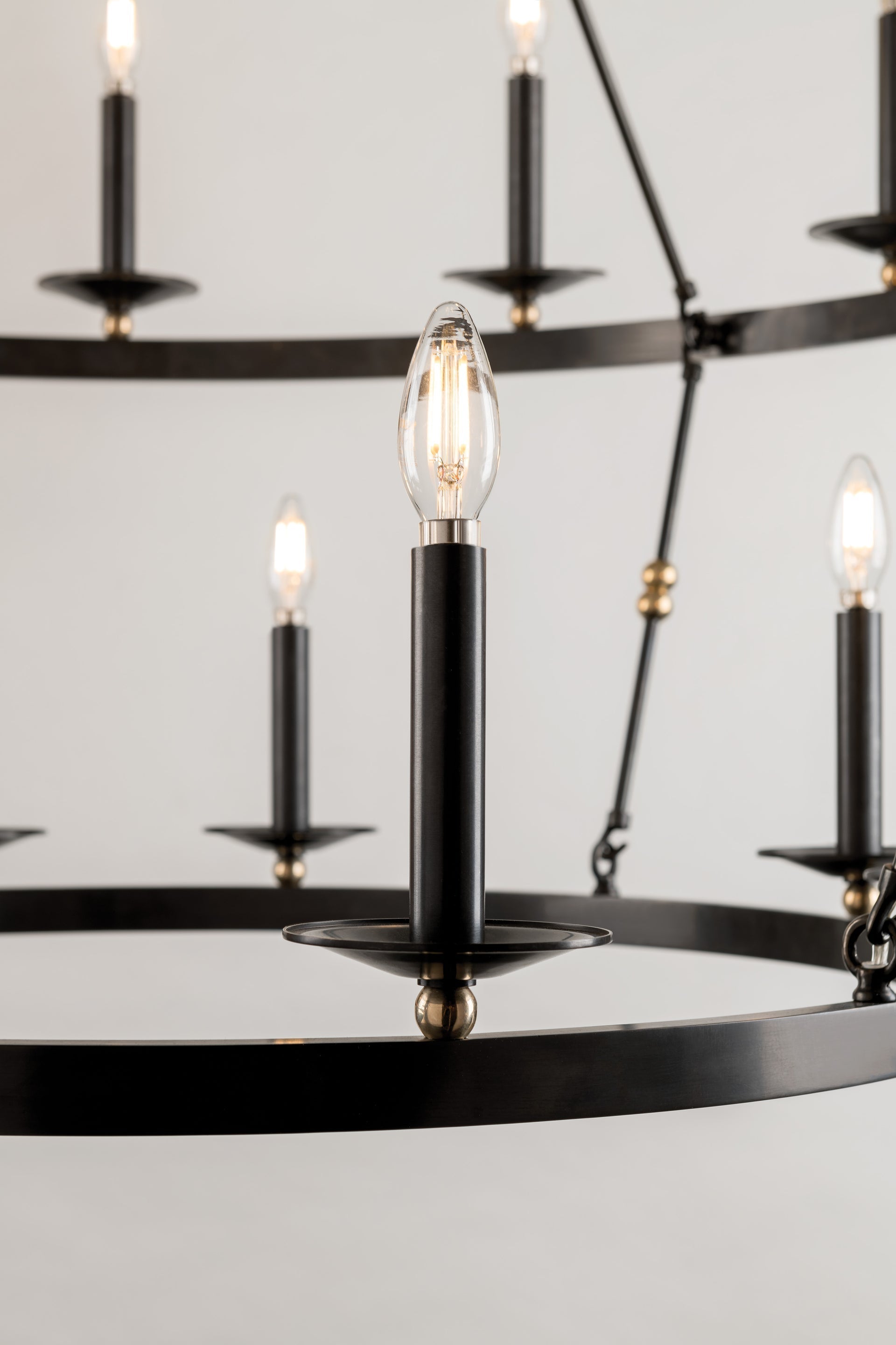 Allendale 28-Light Chandelier by Hudson Valley Lighting – Dimmable, Elegant Design in 3 Finishes