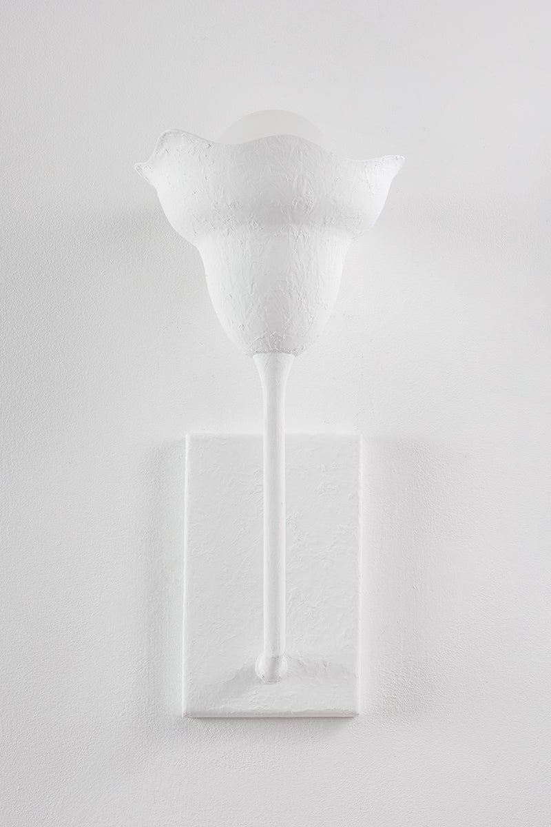 Hudson Valley Lighting Alora Wall Sconce 1281 - Elegant Dimmable Wall Light with Floral Shades, UL Damp Rated