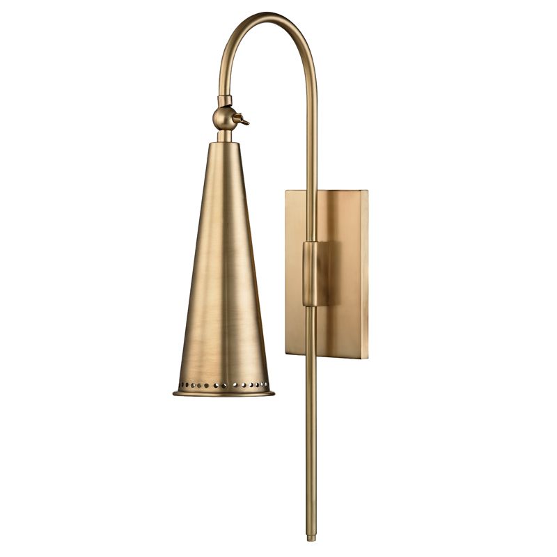 Alva Wall Sconce 20.75" by Hudson Valley Lighting - Dimmable, Vintage Charm, 2 Finishes