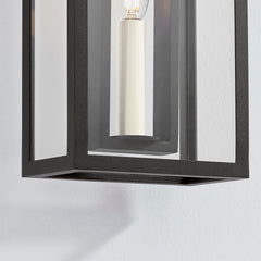Amire Outdoor Wall Sconce 16" High by Troy Lighting, Textured Black Finish, ETL Wet Rated