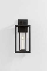 Amire Outdoor Wall Sconce 16" High by Troy Lighting, Textured Black Finish, ETL Wet Rated