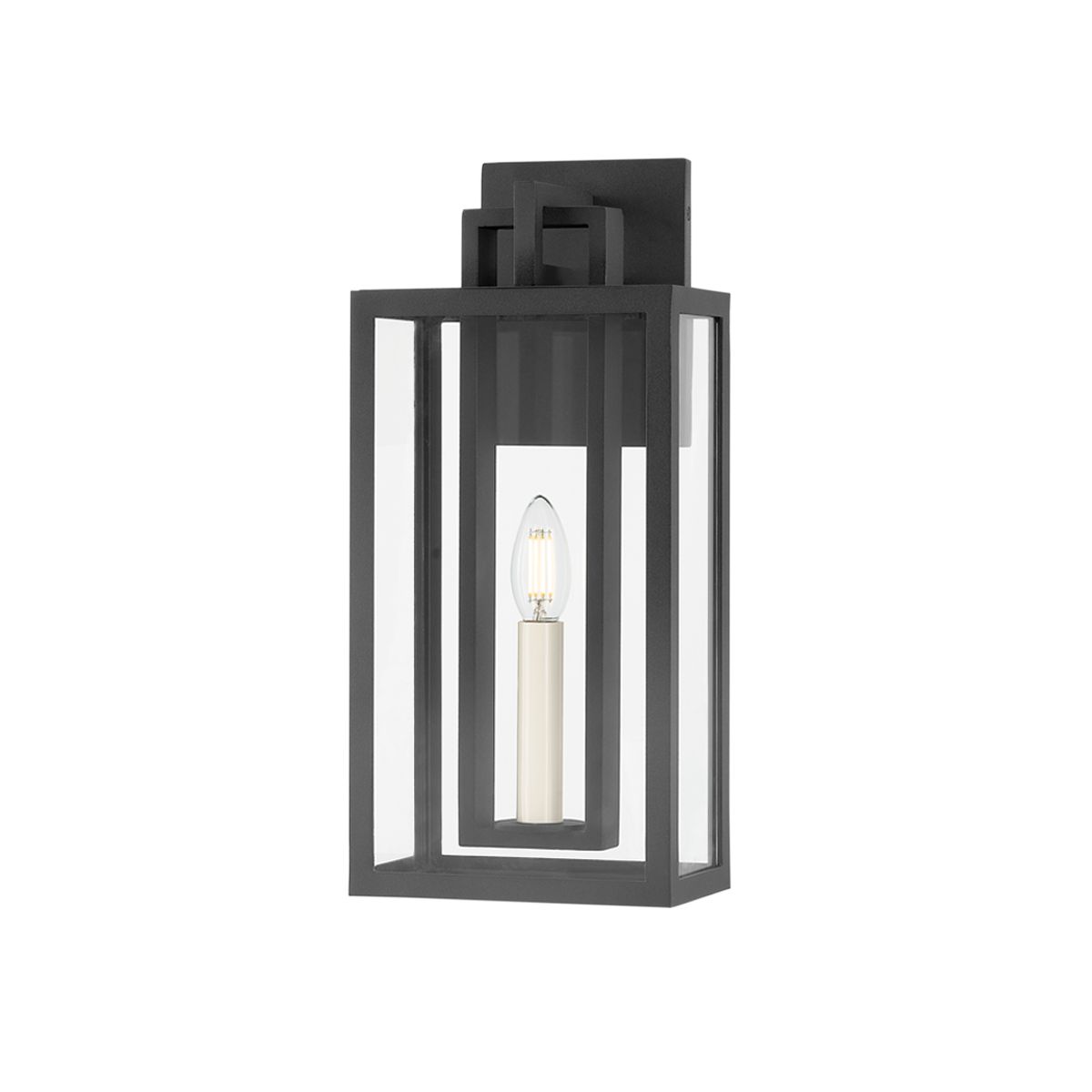 Amire Outdoor Wall Sconce 16" High by Troy Lighting, Textured Black Finish, ETL Wet Rated