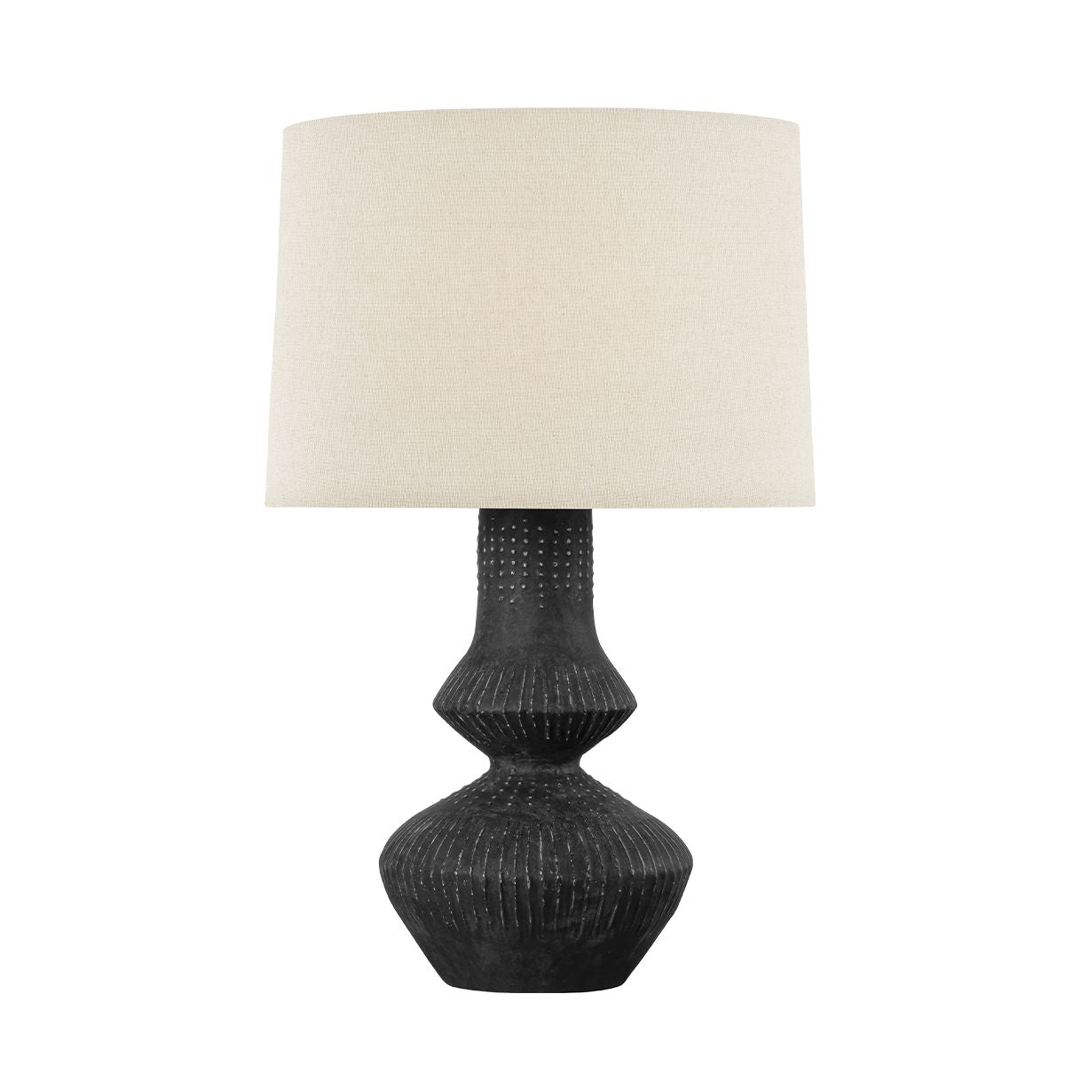 Ancram Table Lamp 27.5" Tall With Dimmable Functionality And Vintage Gold Leaf Finish