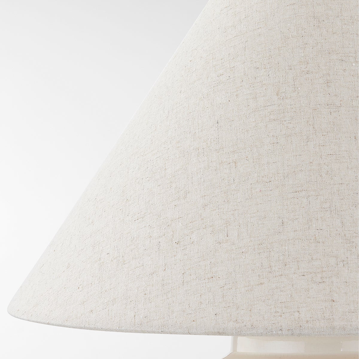 Mitzi Annabelle Table Lamp, Dimmable, Aged Brass Finish, 18” Height, Natural Linen Shade