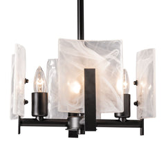 Hubbardton Forge Arc 4-Light Adjustable Semi-Flush/Pendant with Customizable Finish Options
