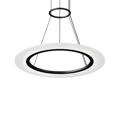 SONNEMAN 24-Inch Arctic Rings Dimmable LED Pendant Light with Optical Acrylic Shade