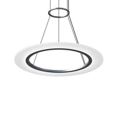 SONNEMAN 24-Inch Arctic Rings Dimmable LED Pendant Light with Optical Acrylic Shade