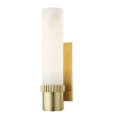 Elegant Argon Sconce by Hudson Valley Lighting, Dimmable, Aged Brass or Old Bronze Finish, UL Damp Rated