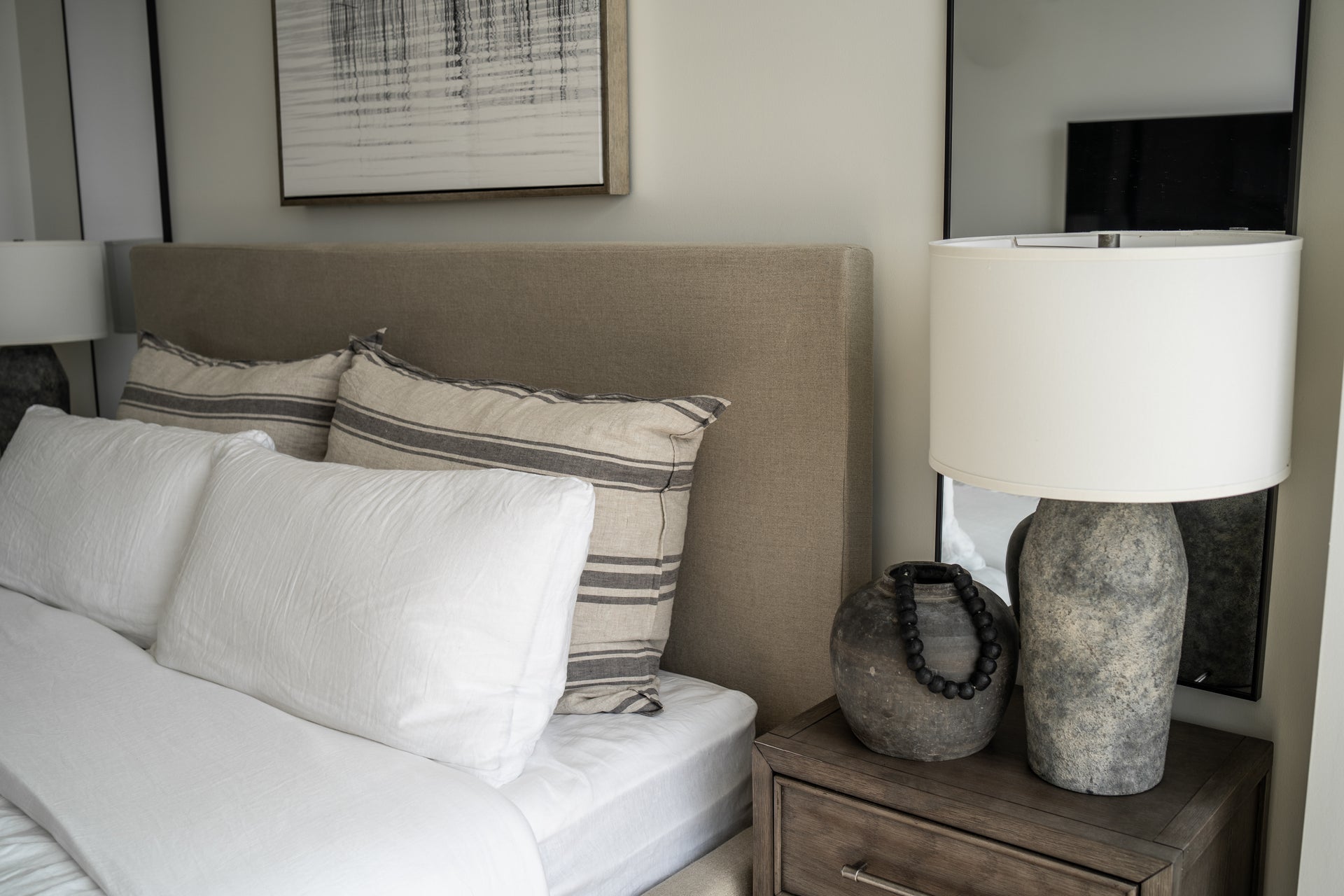 Artifact Table Lamp by Troy Lighting, 27" Height, Unique Moonstone Finish, Dimmable, Elegant Decor