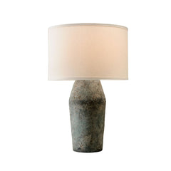 Artifact Table Lamp by Troy Lighting, 27" Height, Unique Moonstone Finish, Dimmable, Elegant Decor