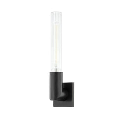 Hudson Valley Lighting Asher Sconce 17” Height Clear Glass Shade 3 Finishes Energy Efficient