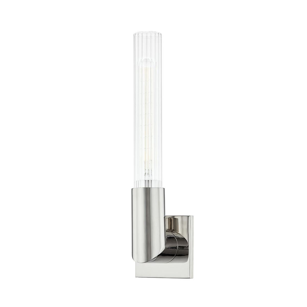 Hudson Valley Lighting Asher Sconce 17” Height Clear Glass Shade 3 Finishes Energy Efficient