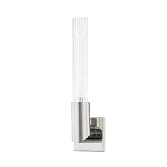 Hudson Valley Lighting Asher Sconce 17” Height Clear Glass Shade 3 Finishes Energy Efficient