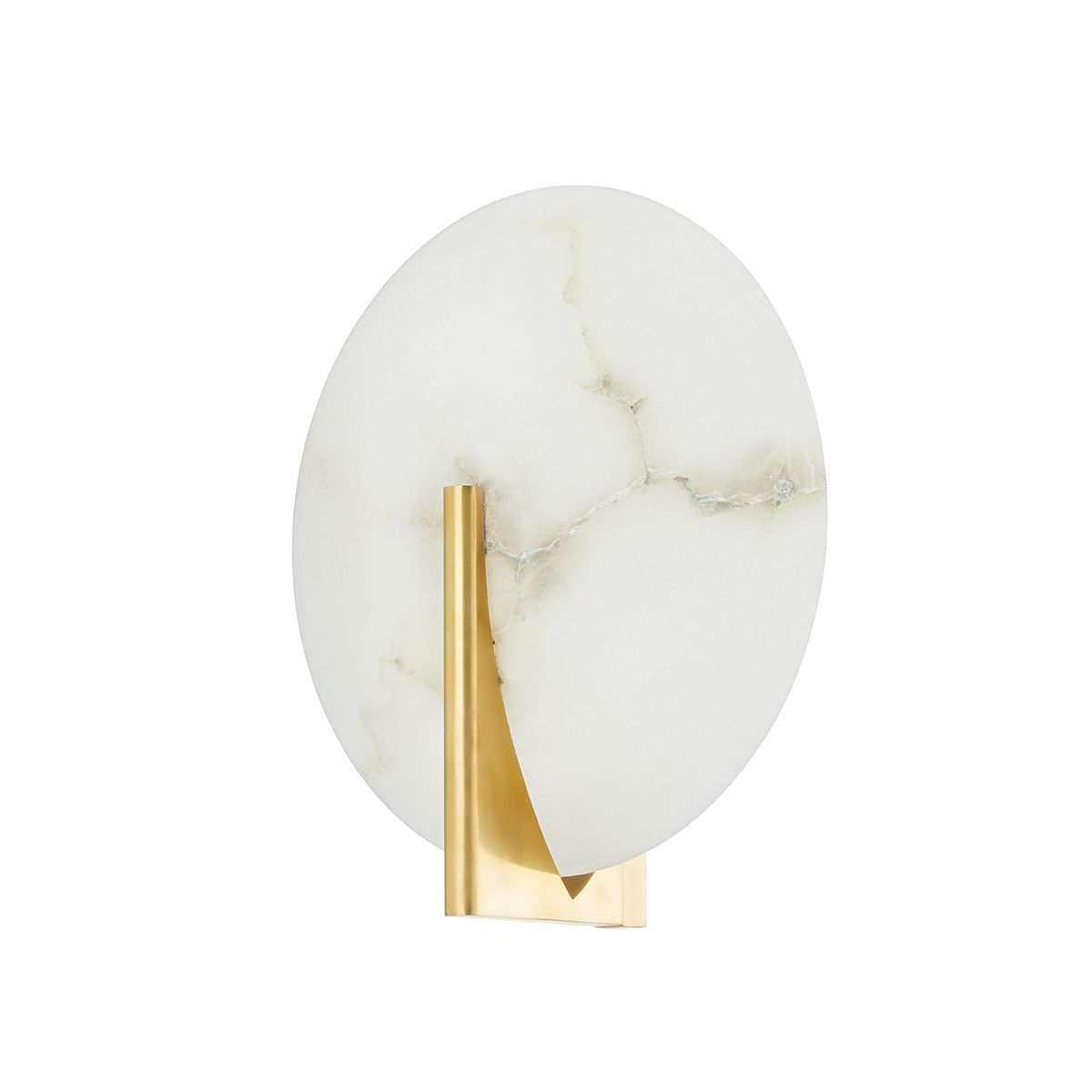 Asteria Sconce by Corbett Lighting 418-11, Alabaster Shade, Dimmable, 850 Lumens, Modern Design