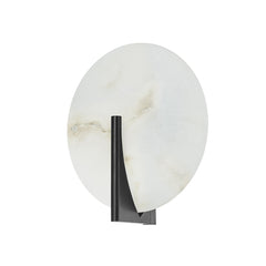 Asteria Sconce by Corbett Lighting 418-11, Alabaster Shade, Dimmable, 850 Lumens, Modern Design