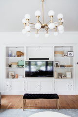 Astoria 20-Light Aged Brass Chandelier with Opal Matte Glass Shades and Dimmable Functionality