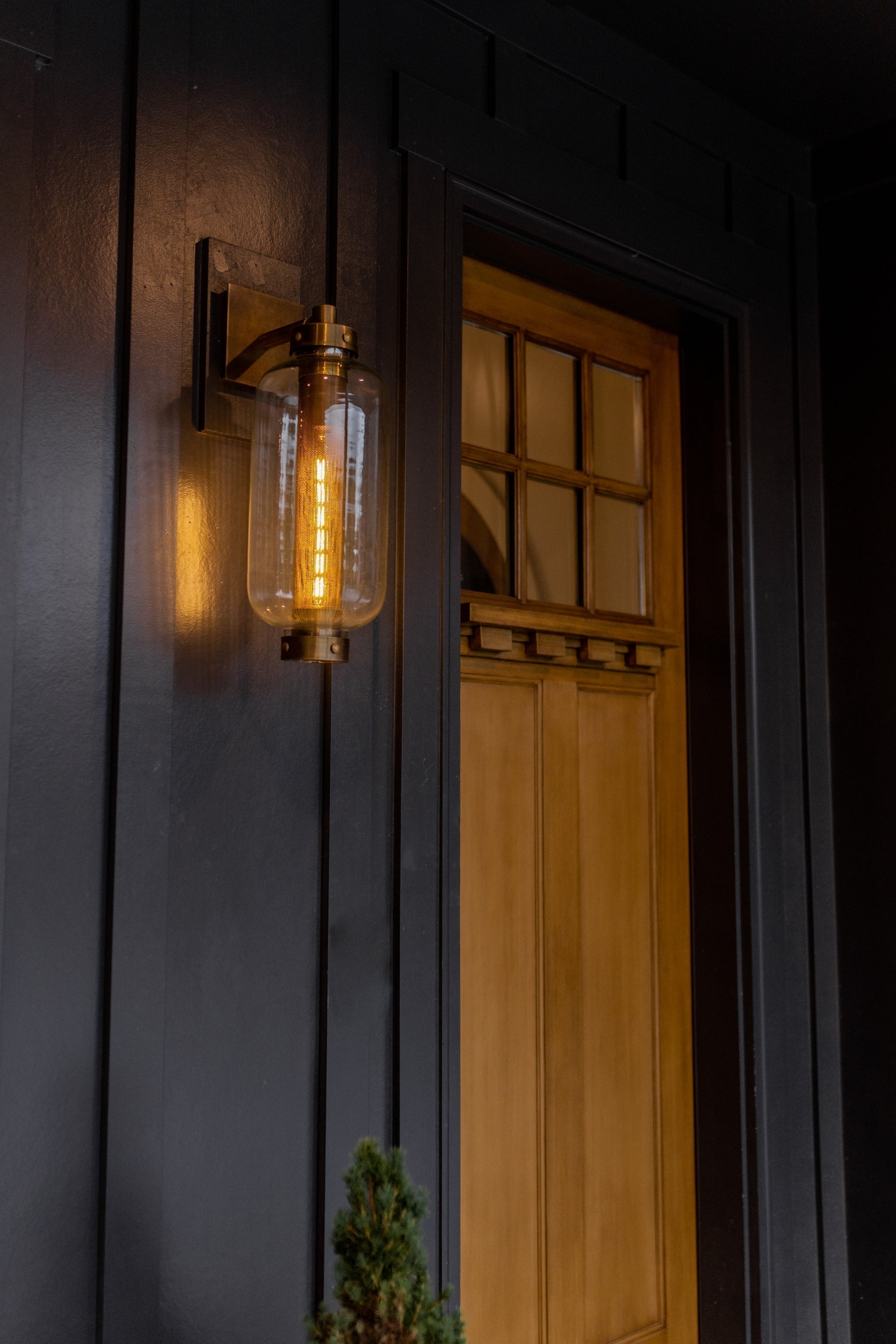 Atwater Large Wall Sconce 26" Height by Troy Lighting, Patina Brass Finish, UL Wet Rated, Dimmable