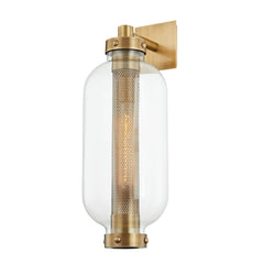 Atwater Large Wall Sconce 26" Height by Troy Lighting, Patina Brass Finish, UL Wet Rated, Dimmable