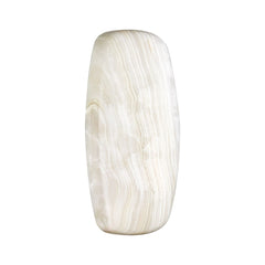 Azzurra Sconce by Corbett Lighting 381-01-VB with Unique Ice Onyx and Vintage Brass Finish, 14W LED
