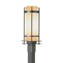 Hubbardton Forge Banded Outdoor Post Light, Dimmable, 150W, Multiple Finish Options, UL Wet Rated
