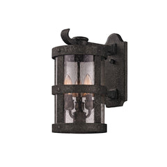 Barbosa Large Outdoor Wall Light by Troy Lighting with Aged Pewter Finish and Dimmable Brightness