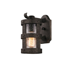 Barbosa Outdoor Wall Light, Troy Lighting, 10" Height, Aged Pewter Finish, Dimmable, UL Wet Rated