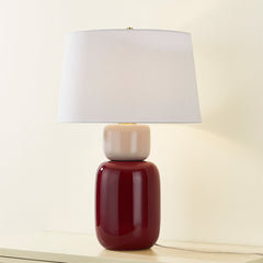 Mitzi Batya Table Lamp, 25.5" Elegant Aged Brass Finish, Dimmable Medium Base E26 Bulb, Versatile Style