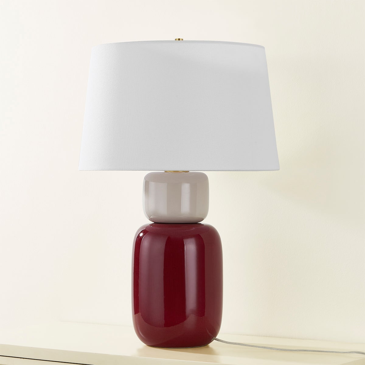 Mitzi Batya Table Lamp, 25.5" Elegant Aged Brass Finish, Dimmable Medium Base E26 Bulb, Versatile Style