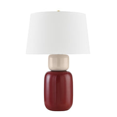 Mitzi Batya Table Lamp, 25.5" Elegant Aged Brass Finish, Dimmable Medium Base E26 Bulb, Versatile Style