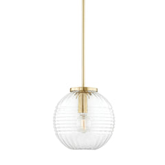 Bay Ridge Pendant 2713-AGB by Hudson Valley Lighting - Customizable Height & Dimmable Modern Design